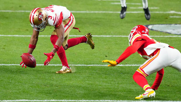 San Francisco 49ers’ Ray-Ray McCloud during Super Bowl LVIII